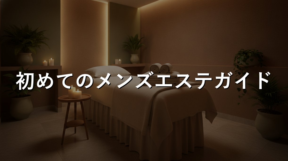 初めてのメンズエステの流れと選び方｜予約から退店・料金の確認方法