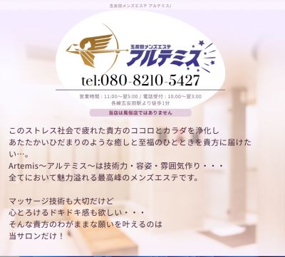 アルテミスの店舗画像