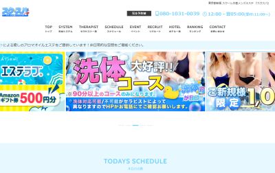 東京都新橋スクール水着メンズエステスクスパの店舗画像